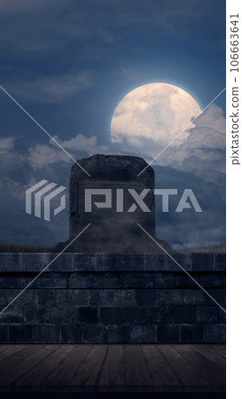 Scary Halloween background 106663641