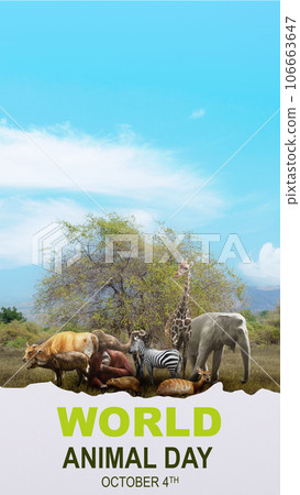 World Animal Day World Animal Day 106663647