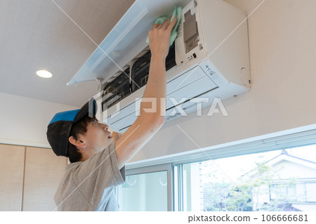 Leaning air conditioner Leaning air conditioner 106666681