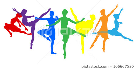 Ballet Dancer Silhouette Dancers Poses Silhouettes Ballet Dancer Silhouette Dancers Poses Silhouettes 106667580