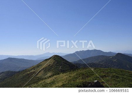 Climbing Mt. Shibutsu, Oze, Gunma Prefecture Climbing Mt. Shibutsu, Oze, Gunma Prefecture 106669581