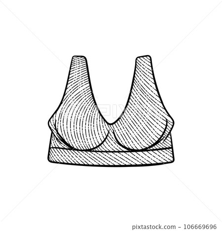 Lady bra lingerie line art creative design Lady bra lingerie line art creative design 106669696