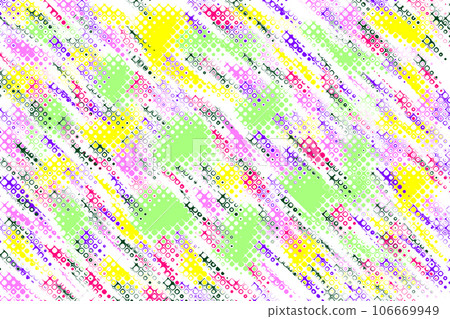 Background of colorful squares in disco style. 106669949