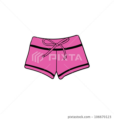 Pants short woman beauty creative design Pants short woman beauty creative design 106670123