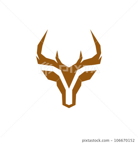 Simple deer head modern creative logo design Simple deer head modern creative logo design 106670152