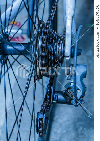 生鏽的自行車鏈 生鏽的自行車鏈 106670556