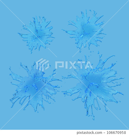 Water collection. 3d render 106670958