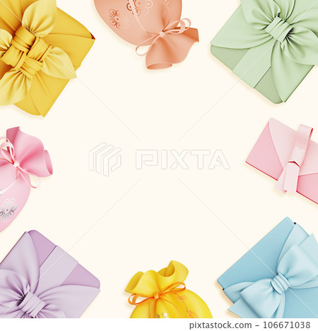 Various 3d rendering backgrounds of Korean Chuseok holiday . 106671038