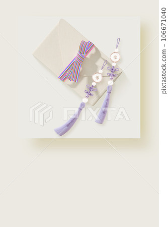 Various 3d rendering backgrounds of Korean Chuseok holiday . 106671040