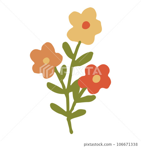 set of farm stickers isolated.vector farm set. hand-drawn stickers on a white background. 106671338