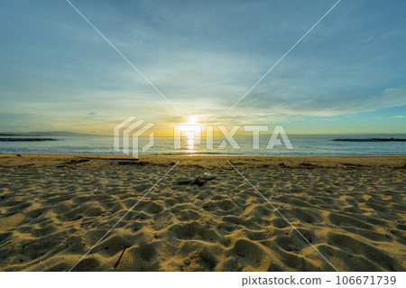 淡路島日出海景 106671739