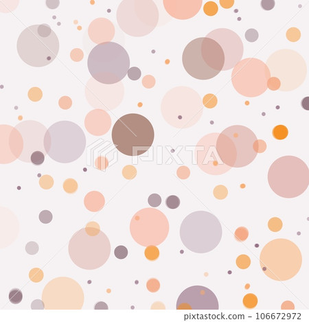 background of pastel multi-colored circle dots scattered both large and small. 106672972