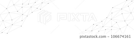 Abstract geometric background. Plexus mesh backdrop. Vector Abstract geometric background. Plexus mesh backdrop. Vector 106674161