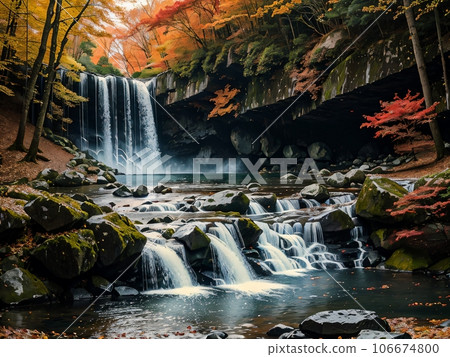 秋葉和瀑布 106674800
