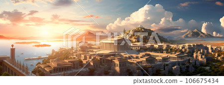 ancient civilizations such as Greek Generative AI 106675434