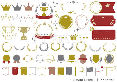 Emblem and award frame set 106676268