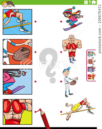 match sports disciplines and clippings educational activity match sports disciplines and clippings educational activity 106676451