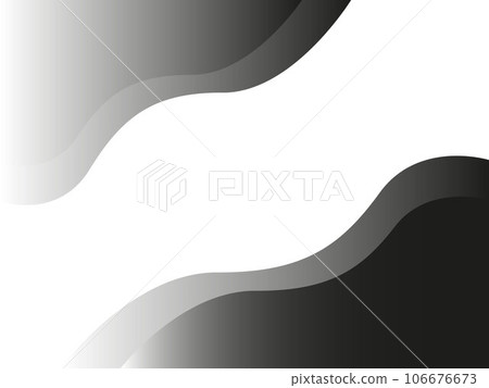 Abstract horizontal background with black and grey waves. Abstract horizontal background with black and grey waves. 106676673