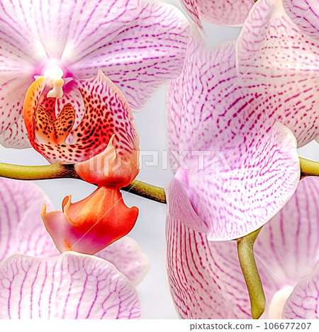red beauty orchid flowers, tile 106677207