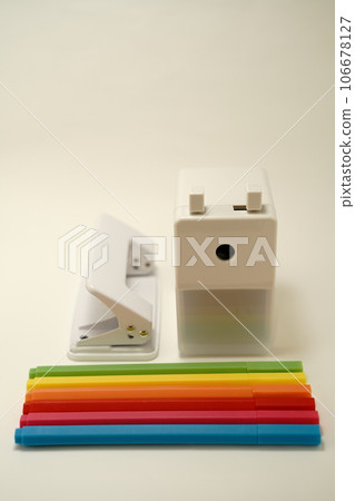 Stationery, color pens, pencil sharpeners, punches, Stationery, color pens, pencil sharpeners, punches, 106678127