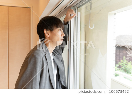 A depressed man A depressed man 106678432