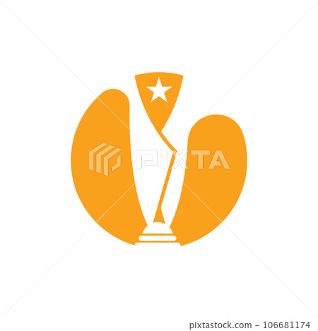 Trophy Logo, Winning Vector For Sports Tournament, Creative And Unique Illustration 106681174