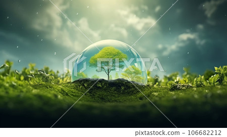 苔蘚上的地球儀 苔蘚上的地球儀 106682212