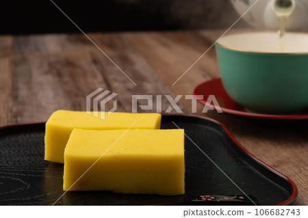 Sweet potato yokan tea 106682743