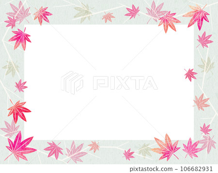 秋葉楓樹框架 秋葉楓樹框架 106682931