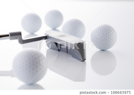 Golf image golf ball and golf club Golf image golf ball and golf club 106683975
