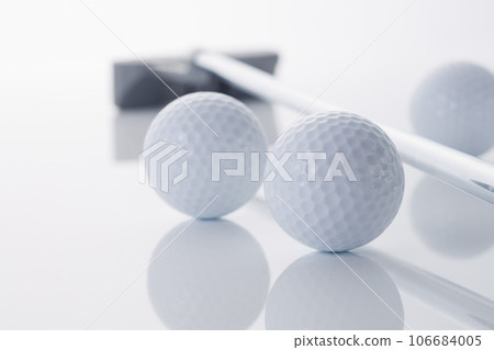 Golf image golf ball and golf club Golf image golf ball and golf club 106684005
