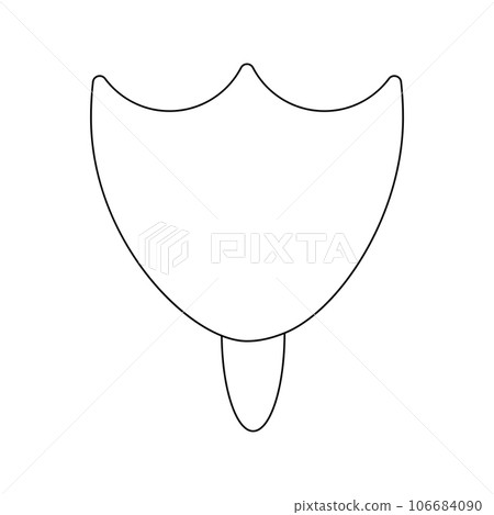 duck leg icon vector illustration design 106684090