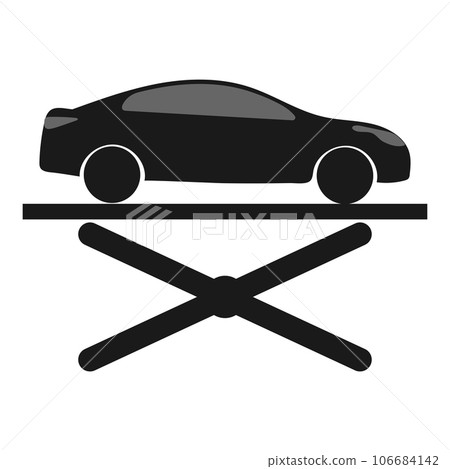 car lift hydraulic icon vector illustration design car lift hydraulic icon vector illustration design 106684142