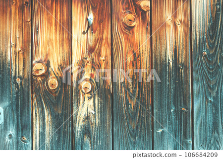 Aged wood planks 106684209