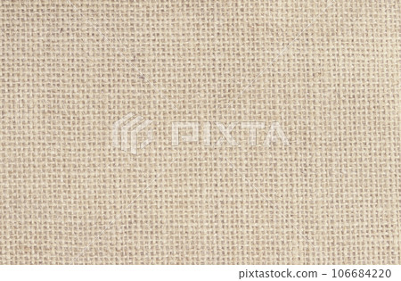 Brown sackcloth woven texture background in natural pattern. 106684220