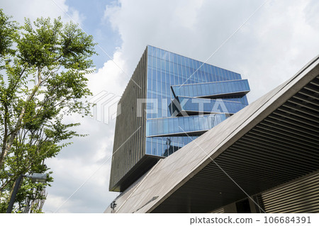 Building view of the Taipei New Horizon in Taiwan. It's a cultural and creative industry corporation. Building view of the Taipei New Horizon in Taiwan. It's a cultural and creative industry corporation. 106684391