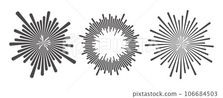 Circle sound wave. Audio music equalizer. Round circular icons set. Spectrum radial pattern and frequency frame. Vector design Circle sound wave. Audio music equalizer. Round circular icons set. Spectrum radial pattern and frequency frame. Vector design 106684503