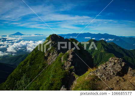 Major peak of Yatsugatake Akadake 106685577