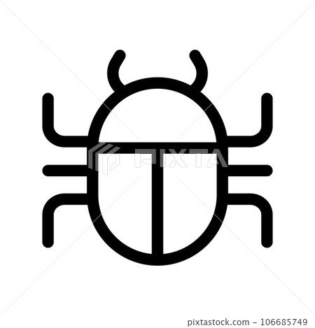 Simple insect icon. insect. vector. 106685749
