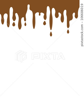 Liquid background brown chocolate simple vertical 106686019