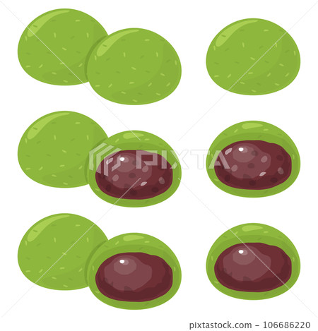 Mugwort daifuku set Mugwort daifuku set 106686220