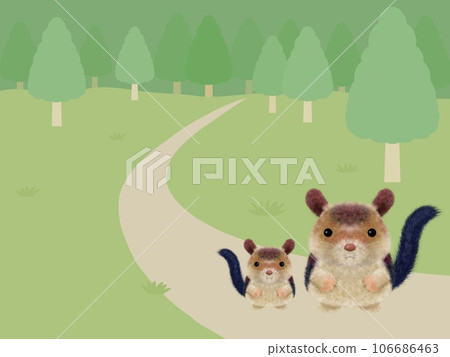 Indian giant squirrel background Indian giant squirrel background 106686463
