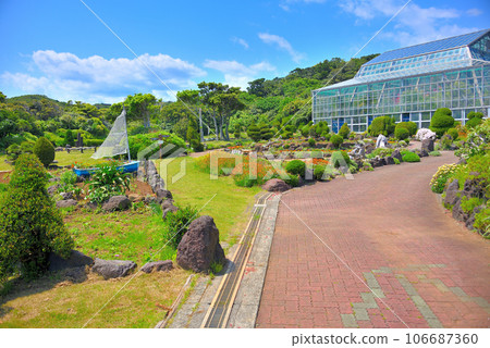 遊覽伊豆半島、南伊豆、妻木崎、妻木崎花園的入口——靜岡縣下田市（2） 106687360