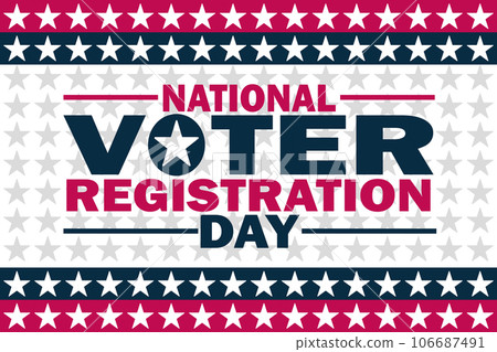 National Voter Registration Day National Voter Registration Day 106687491