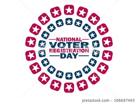 National Voter Registration Day Vector illustration National Voter Registration Day Vector illustration 106687493