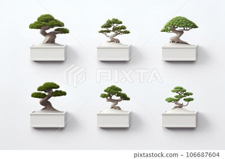 Bonsai (3D pictogram) 106687604