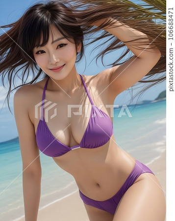 A swimsuit lady 106688471
