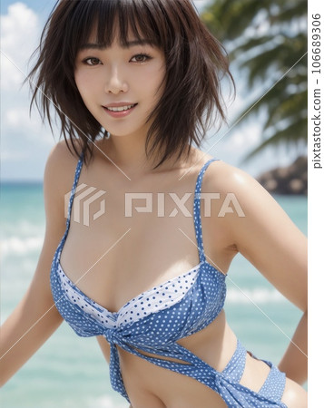 A swimsuit lady 106689306