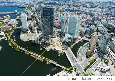 Yokohama/Minatomirai Yokohama Port coast scenery Yokohama/Minatomirai Yokohama Port coast scenery 106689333