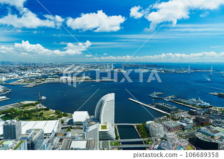 橫濱/港未來 橫濱港海岸風光 106689358